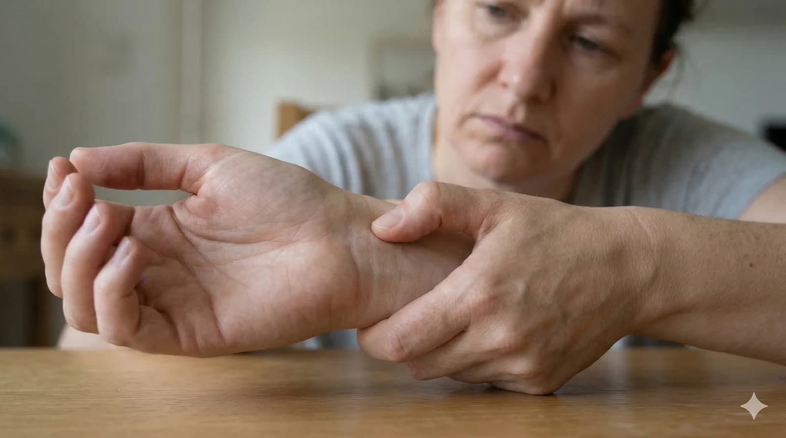 Przewlekły ból centralnej części nadgarstka przy chorobie Kienböcka